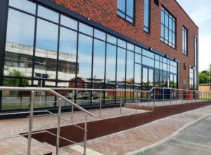 Прямоугольный противопожарный витраж / серия FRM7250